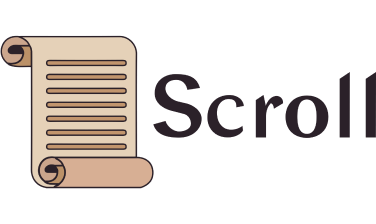 Logo of scroll