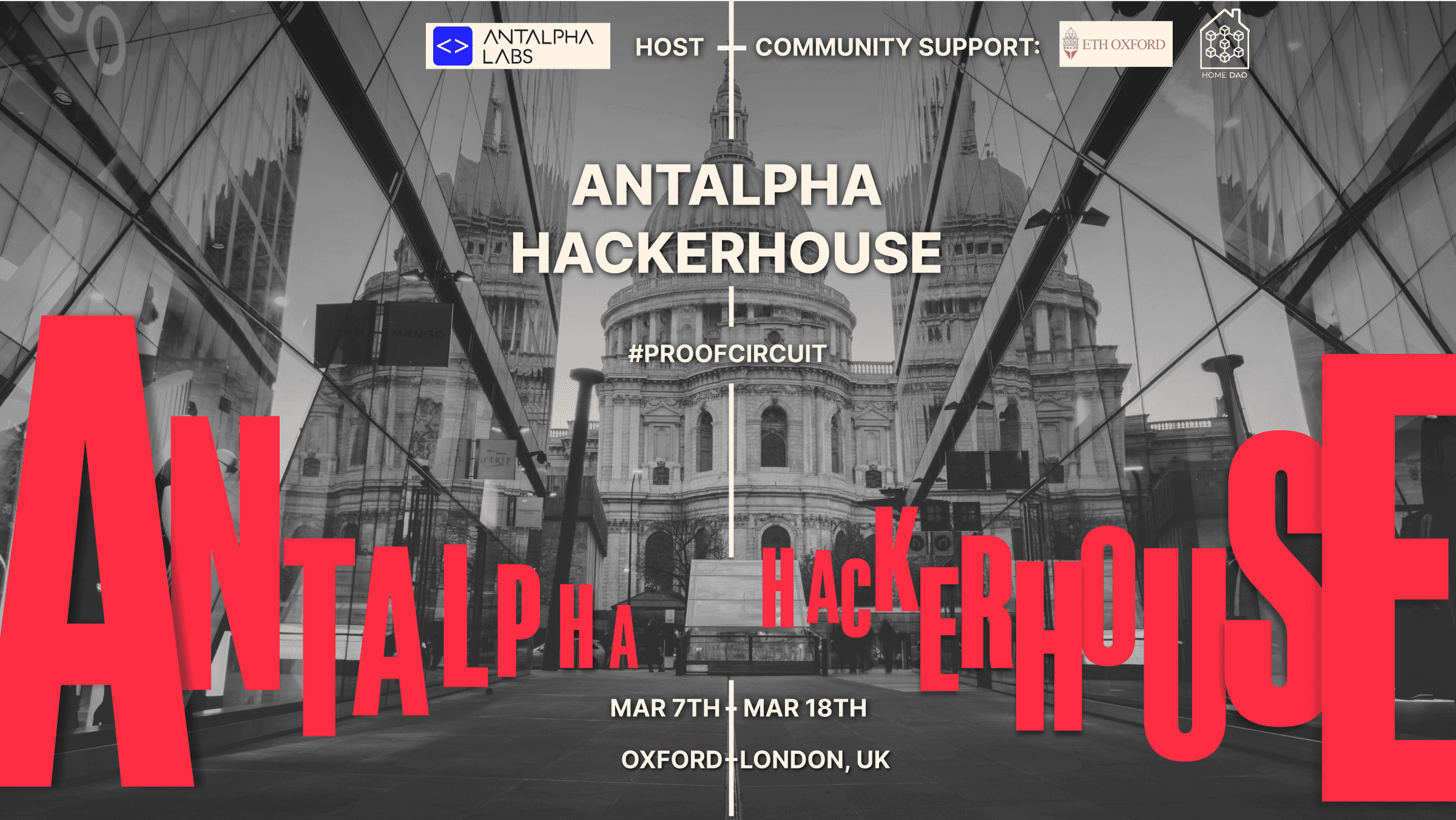 Antalpha London event poster